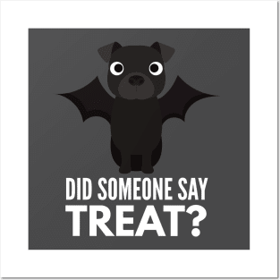 Staffordshire Bull Terrier Halloween Trick or Treat Posters and Art